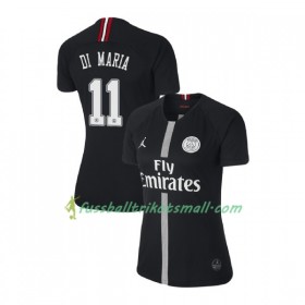 Fußballtrikots Paris Saint-Germain Di Maria 11 Jodan Schwarz Frauens 2018-2019 Kurzarm Ausweichtrikot kaufen